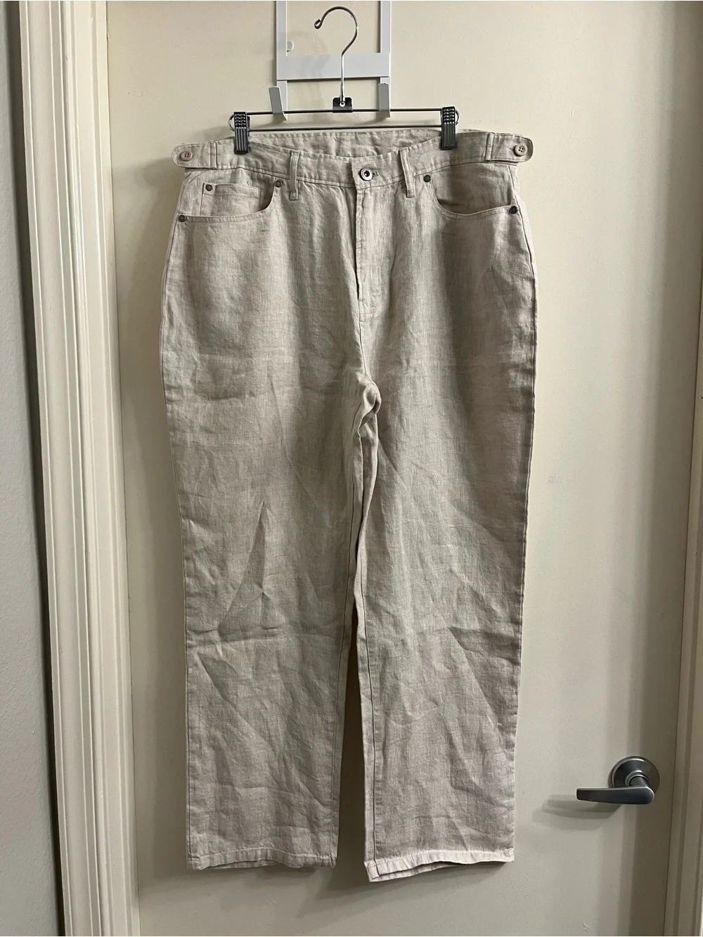 YoungLA Linen Monaco Pants Natural Linen Size Large